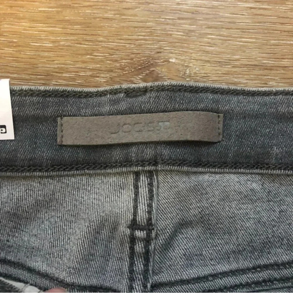 Joe's Jeans The Icon Mid Rise Skinny Ankle Raw Edge Gray Jeans Size 26 NWT - Picture 8 of 10